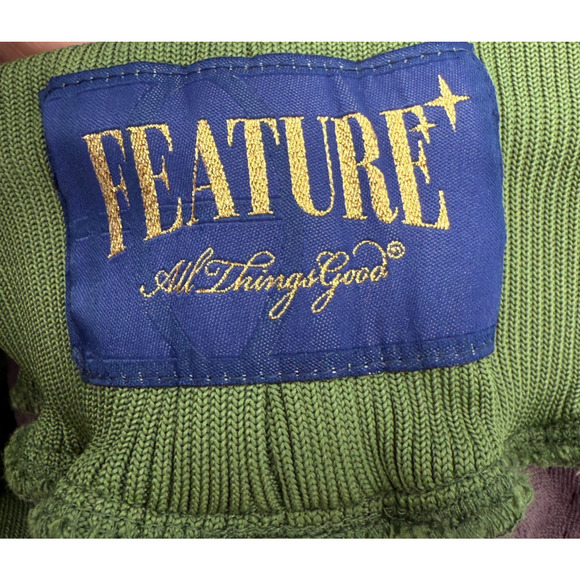 Feature Collab Mitchell & Ness Shorts Size XL Purple Green NWT - Picture 8 of 12